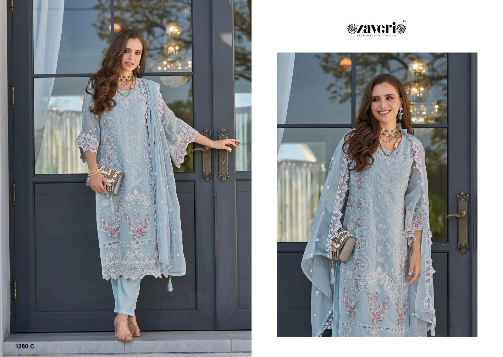 Zaveri Femina Vol-2 Color Edition-2 Soft Organza Wholesale Fancy Readymade Salwar Suit Catalog — Wholesale Readymade Suit, MPA wholesale from Surat - Gallery Image 3